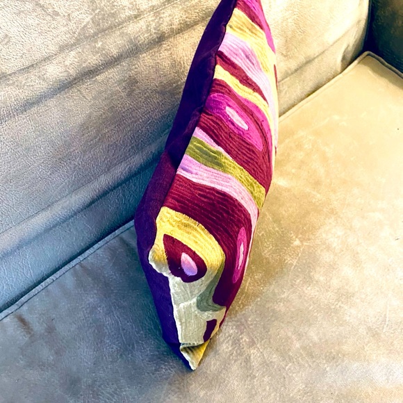 Rare & Retro Purple Swirl Pottery Barn Pillow Case - Picture 7 of 16